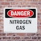 Signmission Nitrogen Gas Danger Sign, Plastic, 10in W x 7in L, 2PK OS-2PACK-DS-P-710-L-2457 - alternate 4